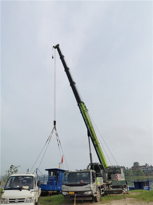 慈利县桥梁建设吊装案例